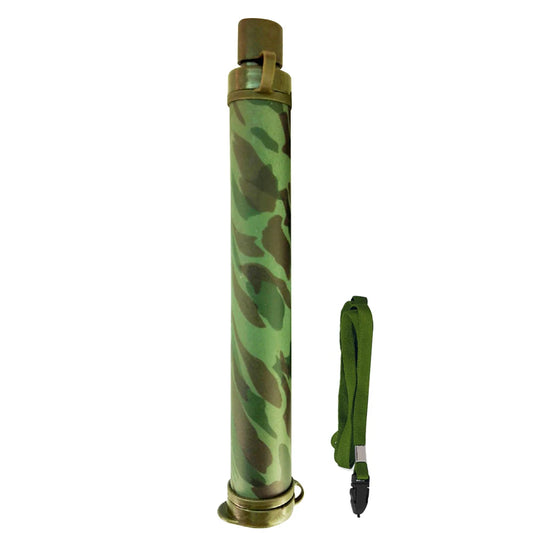 Portable Straw Water Filter Personal Water Filter Compact Water Filtration Straw Lightweight for Outdoor Backpacking